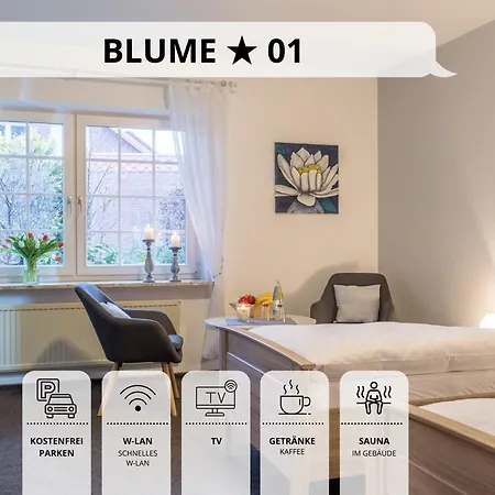 Appartamento Blumenvilla - 15 Minuten Bis Zum Heide Park, Haustiere Willkommen, Sauna Im Gebaeude Schneverdingen