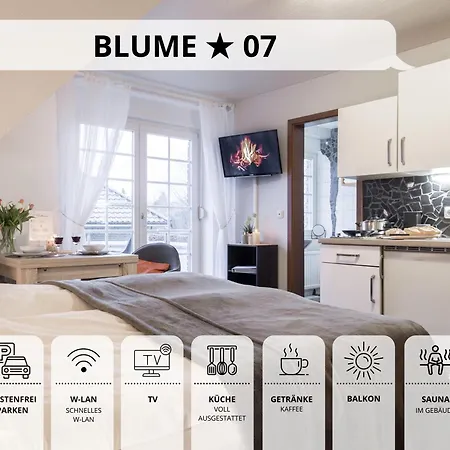 Appartamento Blumenvilla - 15 Minuten Bis Zum Heide Park, Haustiere Willkommen, Sauna Im Gebaeude *